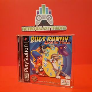 Bugs Bunny Lost In Time Complete Authentic Playstation Ps1 Game Rare