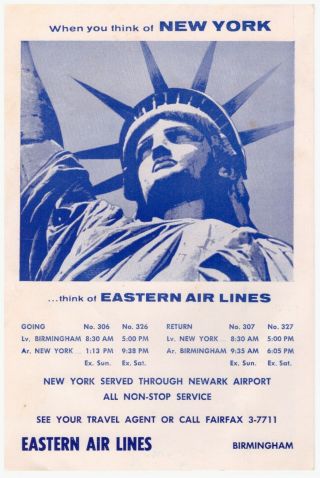 Airline Issued Postcard - Eastern Air Lines DC - 8 News Card from 1961 2