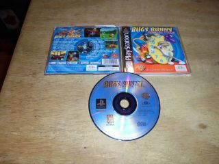 Bugs Bunny Lost In Time Complete Authentic Playstation Ps1 Game - Rare
