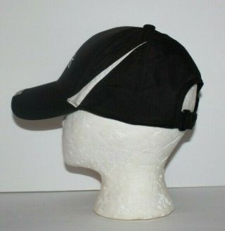 Rare Lacoste Big Croc Black Spellout Adjustable Baseball Cap Hat 3