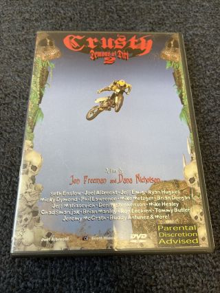 Rare Crusty Demons Of Dirt 2 Dvd Fleshwound Films 1996 Motocross Dirt Bike