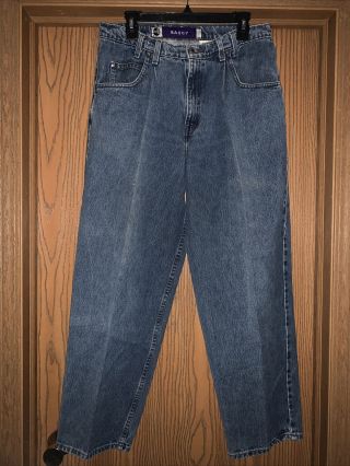 Men’s Rare Vintage Levi’s Silvertab Baggy Faded Blue Jeans Size 34x30 Awesome