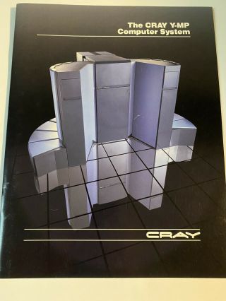 Cray Research Cray Y - Mp Promo Booklet 1988 Seymour Cray 20 Pages Rare