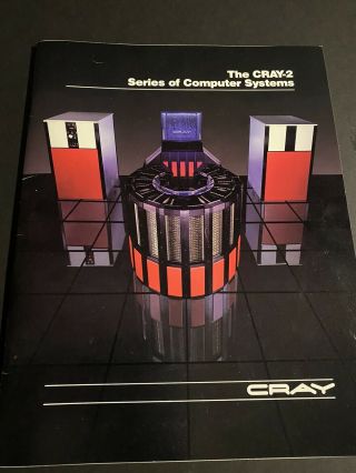 Cray Research Cray - 2 Promo Booklet 1987 Seymour Cray 20 Pages Rare