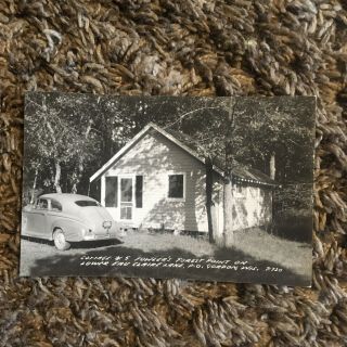 Rppc View Fowler’s Forest Point Cottage No.  5 Gordon Wisconsin Wi