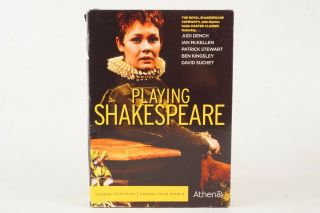 Playing Shakespeare (dvd,  2009,  4 - Disc Set) Rare,  Oop Judi Dench,  Ben Kingsley