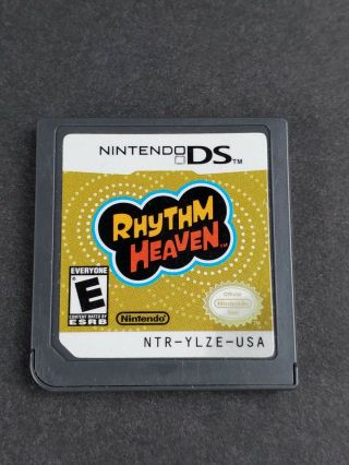 Rhythm Heaven (nintendo Ds,  2009) Authentic Game Cartridge Only Rare