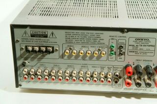 Onkyo TX - SV70PRO Receiver Audio Video Control Tuner Amplifier Japan Vintage Rare 2