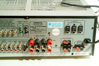 Onkyo TX - SV70PRO Receiver Audio Video Control Tuner Amplifier Japan Vintage Rare 3