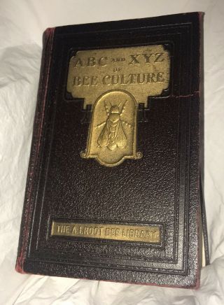Rare Hard Cover Abc And Xyz Of Bee Culture 1935 Edition