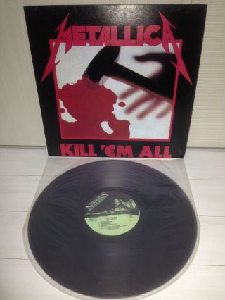 Metallica - Kill Em All Unique Korea Lp Vinyl Rare Back Cover Heavy Vinyl