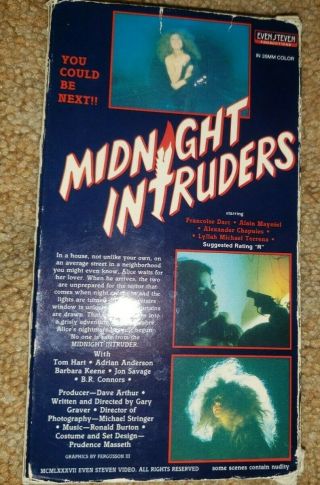 midnight intruders 1973 rare horror vhs 2