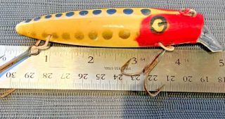 VINTAGE RARE JACK LLOYD WATER WITCH WOOD Antique FISHING LURE 3