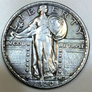 1920 Standing Liberty Quarter Coin Rare Date