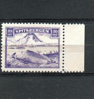 039.  Norway Local Post 1909 Spitsbergen Stamp Mnh Rare