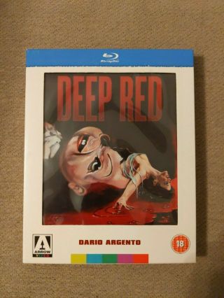Deep Red Limited Edition Windowed Blu - Ray (uk 2011),  Rare And Oop,  Region