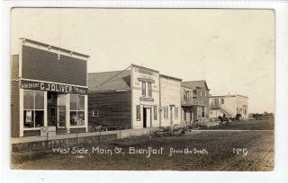 West Side,  Main Street,  Bienfait: Saskatchewan Canada Postcard (c58360)