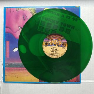 Lipps Inc Funkytown Remix Green Vinyl 1979 Mexico 12 " Maxi Single Disco Rare