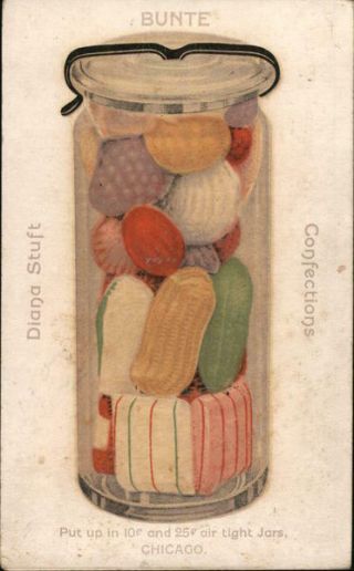 1916 Chicago,  Il Bunte Confections - Put Up In.  10 And.  25 Jars Cook County Vintage