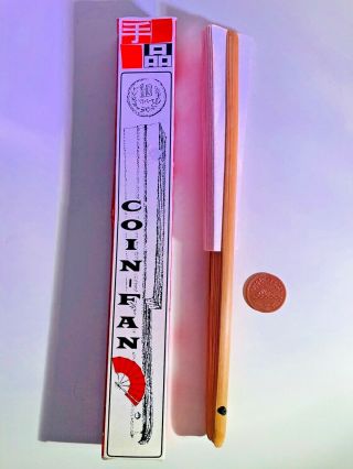 COIN FAN T - 12 BY TENYO MAGIC RARE JAPANESE MAGIC TRICK CONJURING PROP 2