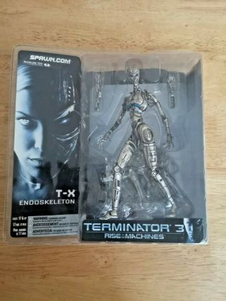 Rare Terminator 3: Rise Of The Machines Tx Endoskeleton 7 " Mcfarlane Toys