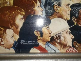 Rare 1979 Norman Rockwell ' s AMERICA PORCELAIN WALL ART at. 2