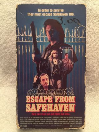 Escape From Safehaven (prev.  Viewed Vhs) Extremely Rare Oop