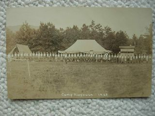 Rppc - Bsa Camp Rippowan - Yonkers Council - Ny - Boy Scouts - 1925 - Tuxedo - Bear Mountain