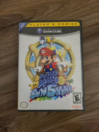 Mario Sunshine (nintendo Gamecube) Cib Complete Rare