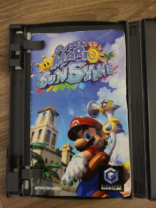 Mario Sunshine (Nintendo GameCube) CIB COMPLETE RARE 3
