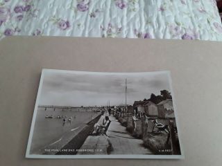 Postcard The Pier Lane End Bembridge,  Isle Of Wight Beach Huts,  Deck Chairs Iow