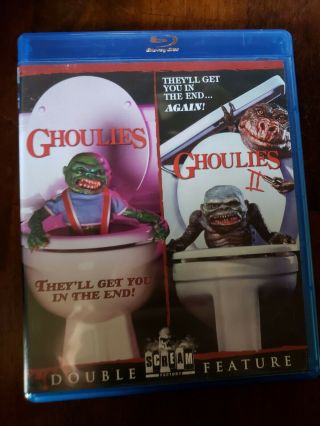 Ghoulies/ Ghoulies Ii (blu - Ray Disc,  2015) Rare And Out Of Print