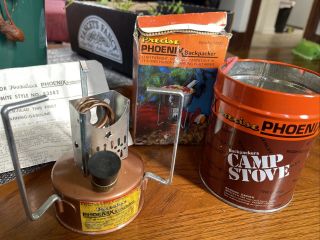 Rare Phoenix Backpacker Camping Hiking Camp Stove The Mite Vintage