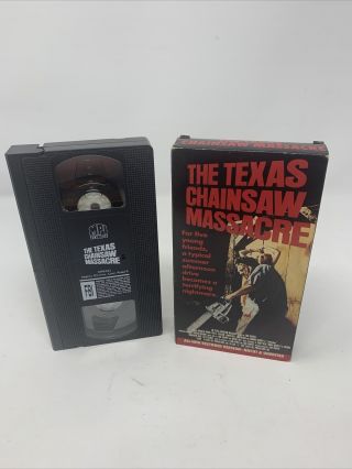 The Texas Chainsaw Massacre Vhs Mpi Horror Cult Rare Uncut Unedited Rare Tape
