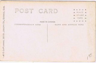 Canada WW1 Postcard RPPC 3 Canadian Soldiers Laflamme Quebec City 2