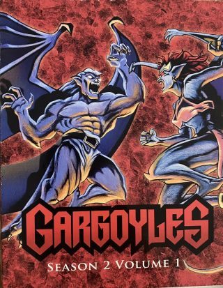 Gargoyles Season 2 (volume 1) We Live Again Dvd (3 - Disc Set) 2005 Rare Good