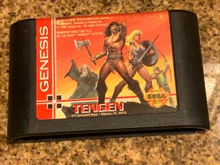 Gauntlet Iv (sega Genesis,  1993) Rare Game Cartridge Tengen