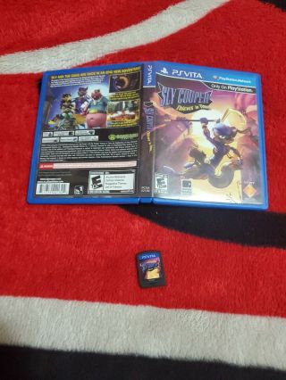 Sly Cooper Thieves In Time Ps (sony Playstation Vita 2013) Complete Cib Rare