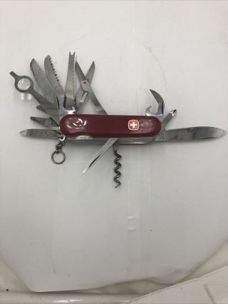 Wenger Champ Swiss Army Knife Rare Retired Collectible