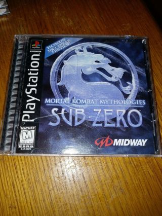 Mortal Kombat Mythologies: Sub Zero (sony Playstation 1,  1997) Ps1 Cib Rare