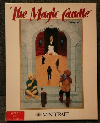 Rare Vintage The Magic Candle Vol.  1 Apple Ii Game By Mindcraft