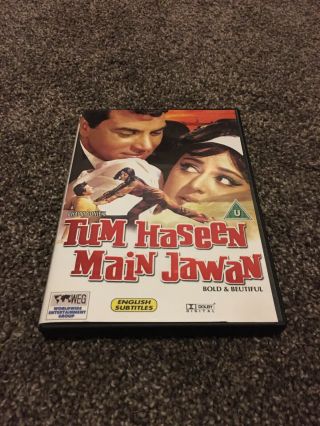 Tum Haseen Main Jawan - Rare Bollywood Dvd By Weg - Dharmendra & Hema Malini