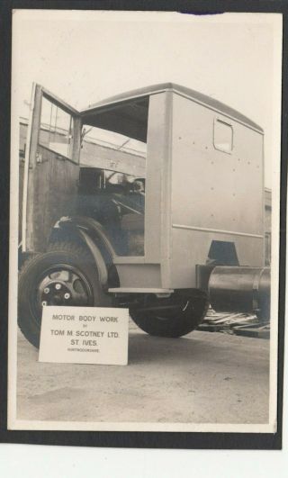 Postcards X3 St Ives Nr Huntingdon Commercial Vehicle Tom M Scotney Transport Rp