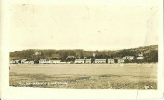 Llanstephan The Green And Sands 1918 Wv Real Photo Postcard