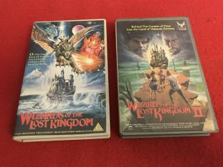 Wizards Of The Lost Kingdom Parts I And Ii Rare Big Box Ex Rental Vhs Videos