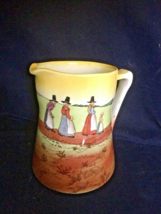 Royal Doulton Series Ware Pitcher - Welsh Ladies - Going To Chapel - Rare
