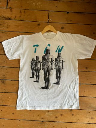 David Bowie Tin Machine Official World Tour T - Shirt 1991 - 1992 L White Rare