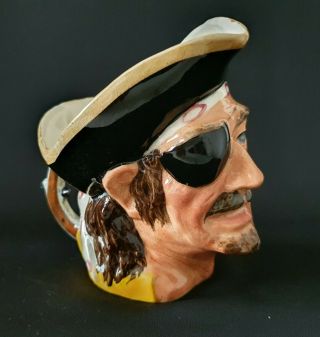 Rare Vintage Cooper Clayton The Pirate Character Jug