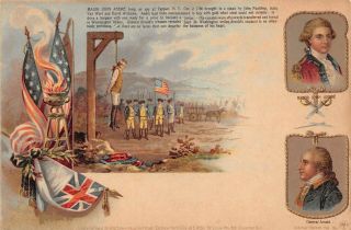 Major John Andre,  English Spy,  Colonial Heroes Series,  Pioneer Postcard