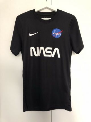 Rare Nike Nasa Concept Football Shirt Small (black)
